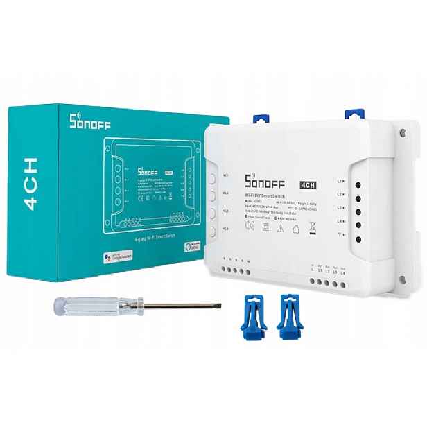 Sonoff 4CH R3 Smart Wifi přepínač 4 kanály