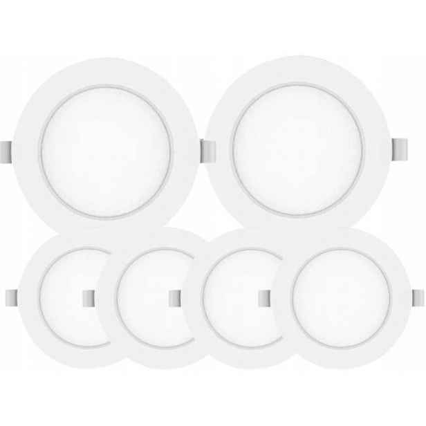 6x Lampička Panel Stropní Svítidlo Stropní Led 3W Svítidlo 3000K pro závěsný strop