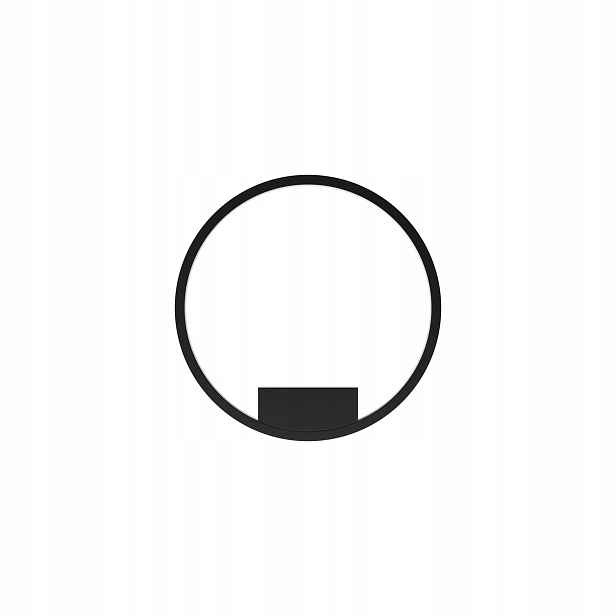 Maytoni Modern Rim Nástěnná lampa (nástěnná lampa) MOD058WL-L25BK Black