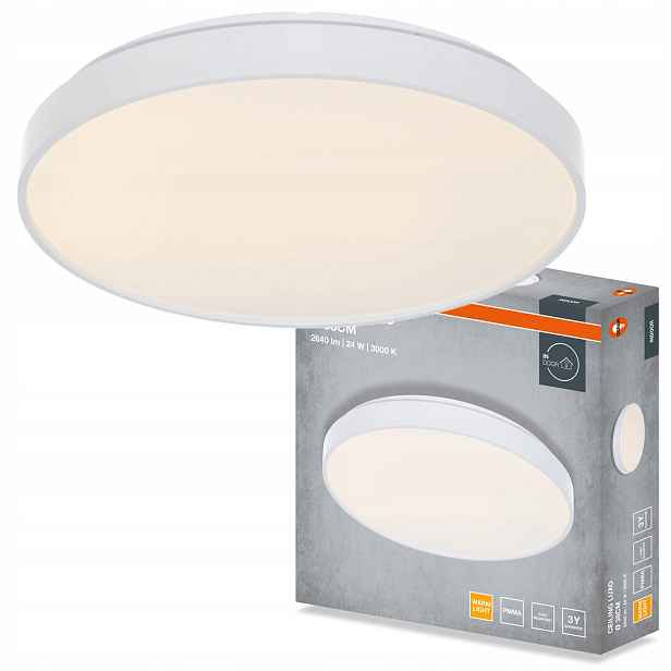 Stropní Svítidlo Led Stropní Svítidlo Nástěnné svítidlo Panel 24W 1320lm 3000K Osram