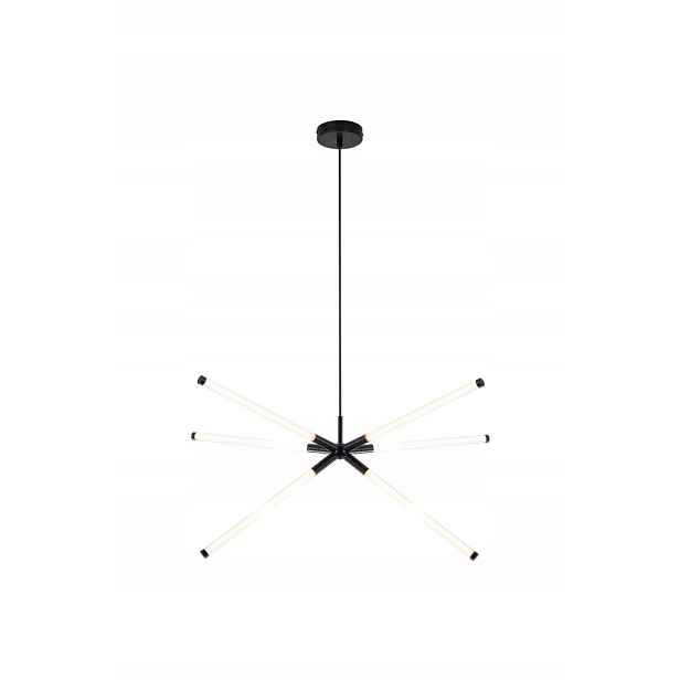 Závěsná lampa Rabalux Nivaro 36W Led, černobílá, 3-bodová
