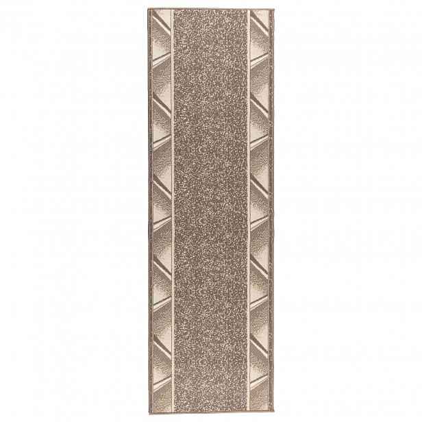 vidaXL Běhoun FLORNES Tkaný Taupe PP 7 mm