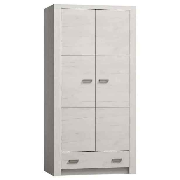Casarredo Šatní skříň INDIANAPOLIS I-1 jasan bílý