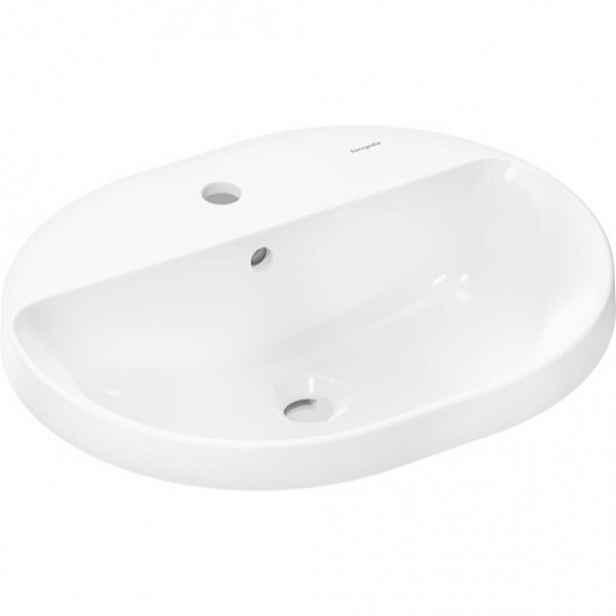 Hansgrohe Xuniva U zápustné umyvadlo 55x45 cm otvor pro baterii uprostřed 61064450