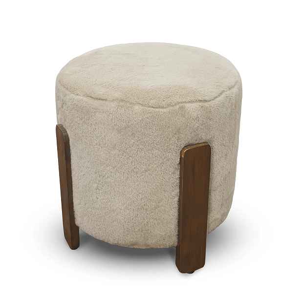 Kontrast Taburet Seul 37 cm béžový/ořech