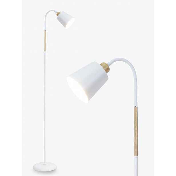 Lampa Vili Anten stojící bílá 360 rotace E27 60W moderní 159 Cm