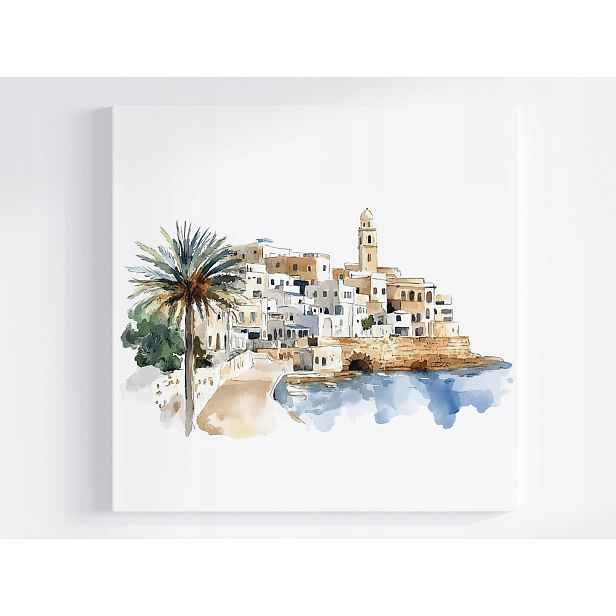 Obraz Na Plátně Canvas Architektura Město Izrael Tel Aviv Starý Den 50x50