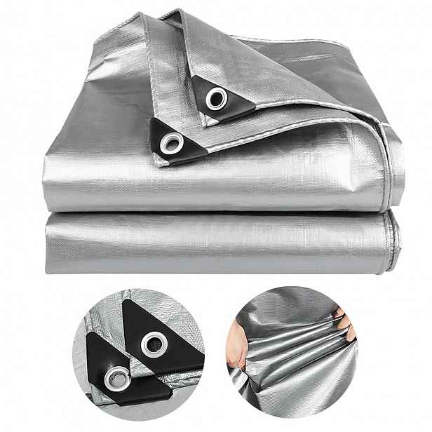Voděodolná Pvc plachta 650 g/m² s oky odolná vůči Uv záření 2*3 m