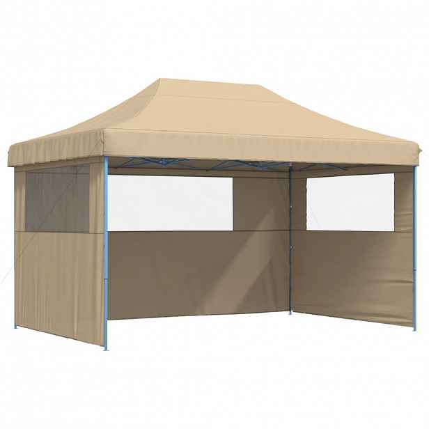 vidaXL Party Stan 440 x 292 x 315 cm Béžový s modrým rámem