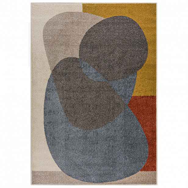 Mazovia KOBEREC béžový geometrický - 120 x 170 cm