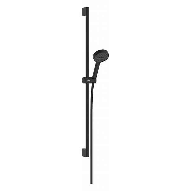 Hansgrohe Activera S - Set sprchové hlavice, tyče a hadice, 2 proudy, EcoSmart+, matná černá 28865670