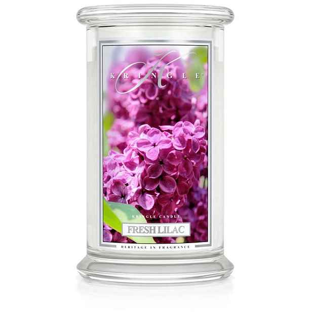 Velká svíčka Fresh Lilac Kringle Candle