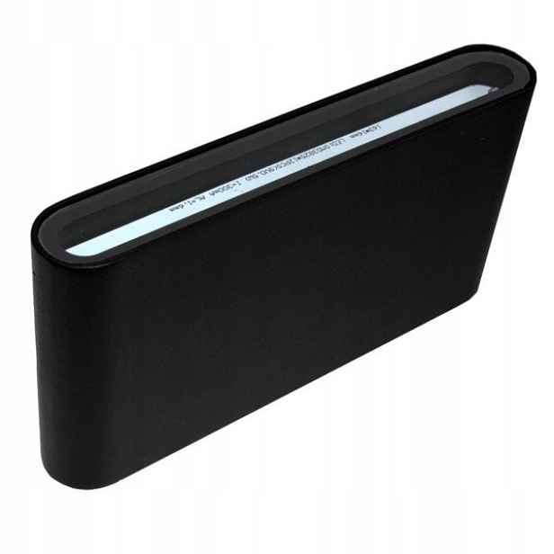 Fasádní Led svítidlo Flow 2x6w 4000K černé