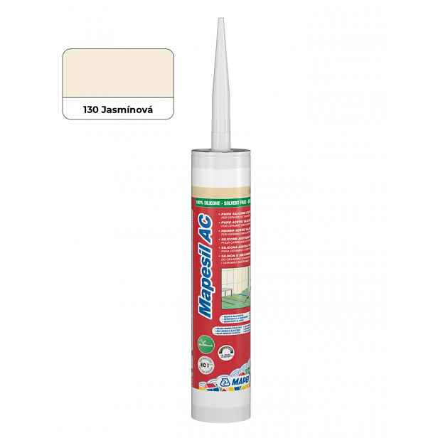 Sanitární silikon Mapei Mapesil 310 ml AC 130 jasmínovál