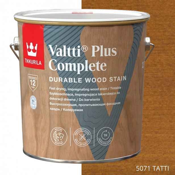 Tikkurila Lakovací Hmota Valtti Plus Complete 2,7 L Barva 5071 Tatti