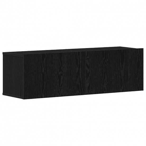 vidaXL Televizní skříň 100 x 30 x 30 cm Černý dub Kompozitní dřevo