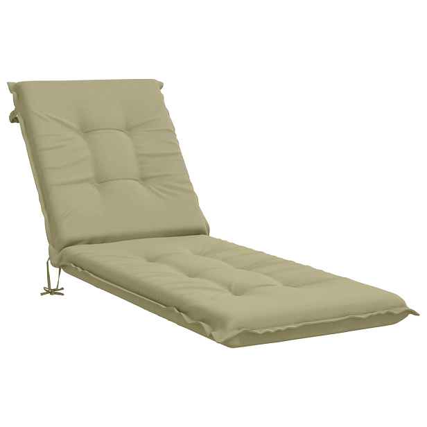 vidaXL Polštář na lehátko GEMERT 100% polyester Světlá zelená