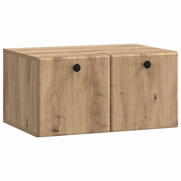 vidaXL Nástěnná TV skříň 59,5 x 41 x 30 cm Dub artisan