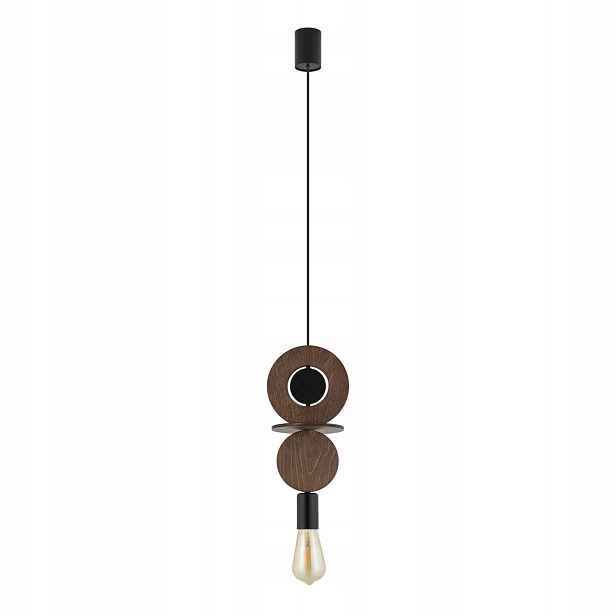 Černá závěsná lampa Drops moderní nad jídelní stůl Nowodvorski