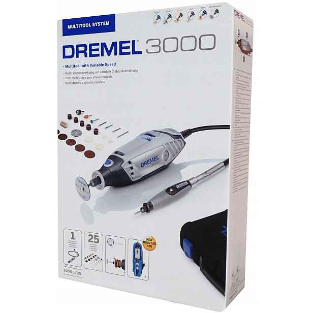 Dremel 3000 Bruska 1 Nástavec 25 Příslušenství Ohebná hřídel 225