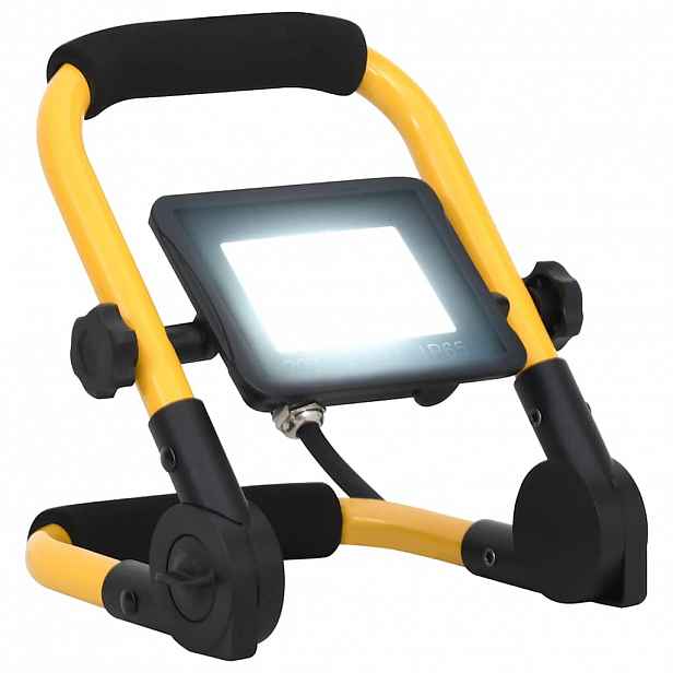 vidaXL LED reflektor s rukojetí 20 W studené bílé světlo