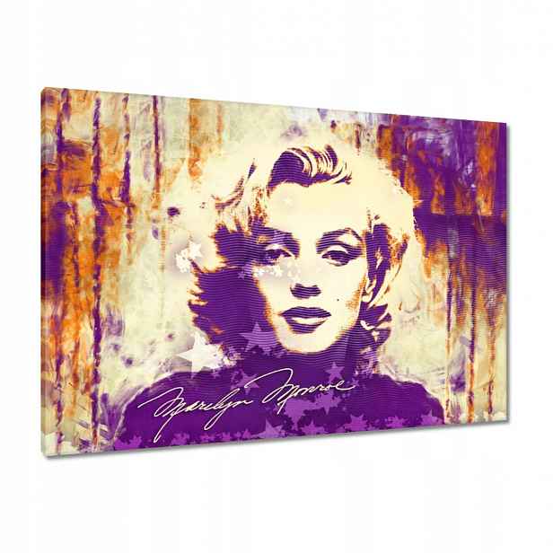 Obrazy 100x70 Marilyn Monroe Fialová
