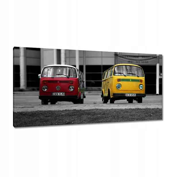 Obrazy 115x55 Červený a žlutý Vw