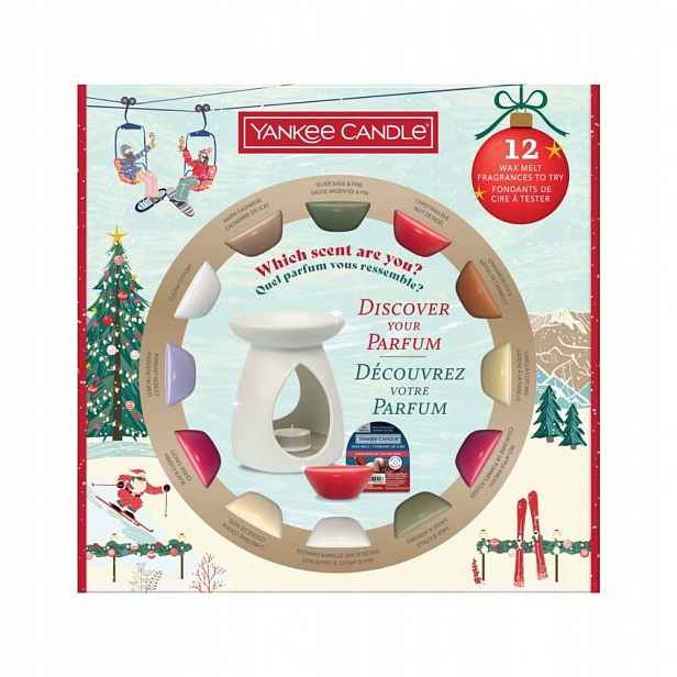 Dárková sada voskovacích aromalampa Yankee Candle Apres Ski 12 ks