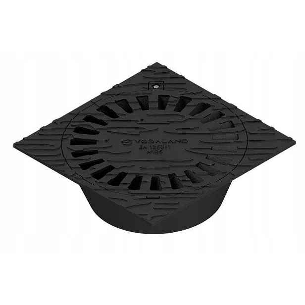 Wpust Železo Posadzový Odtok Sifon 200x200 B125