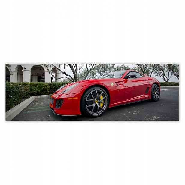 Plakáty 200x66 Červené auto Ferrari