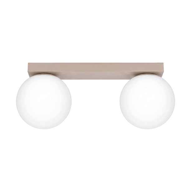 Stropní Svítidlo Yoli 2 taupe Stropní osvětlení Kuličky Kašmírová lampa Sollux G9