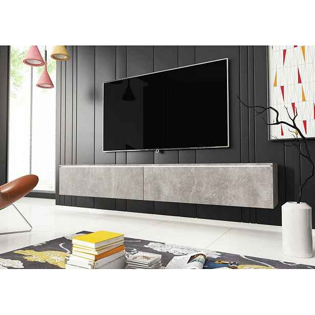 Televizní skříňka 180 cm WILLA D - beton