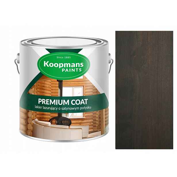 Koopmans Premium Coat 2,5 L Akrylový Lak Na Dřevo Ebenové Dřevo 195