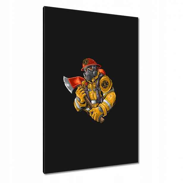 Obrazy 80x120 Hasič v kombinéze