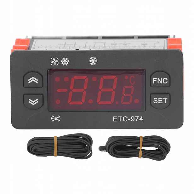 Regulátor Teploty Regulátor Termostat ETC-974 Ac 230V S Ntc/pct Sondou