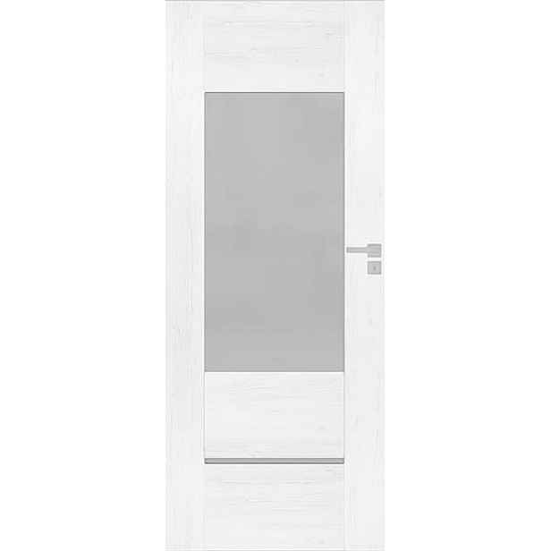 Interiérové dveře Naturel AURA pravé 90 cm borovice bílá AURA3BB90PB