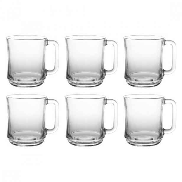 6dílná sada skleněných hrnků, 310ml, "Lys" - Duralex