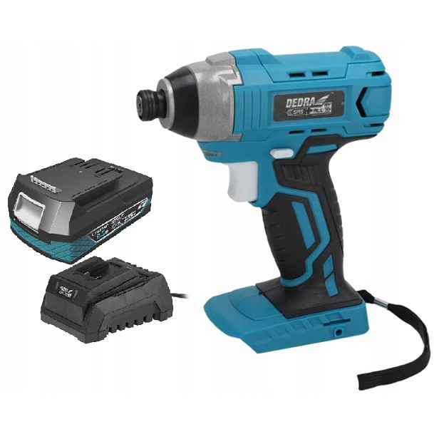 Dedra Příklepový šroubovák akumulátor 2AH 18V Sas+all DED7045 110 Nm Hex Kpl.