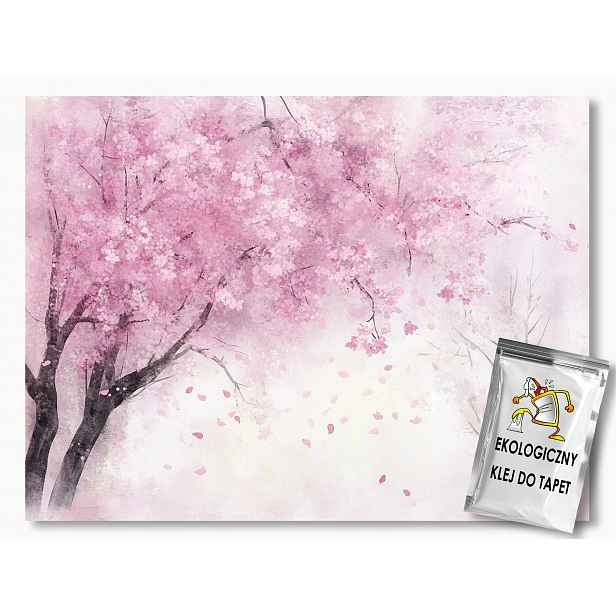 Fototapeta Flizelina Jaro Stromy Park Zahrada Květiny Višeň 416x254 130g
