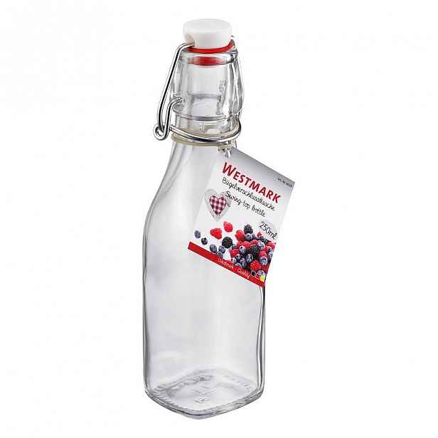 Skleněná lahev s uzávěrem Westmark, 250 ml
