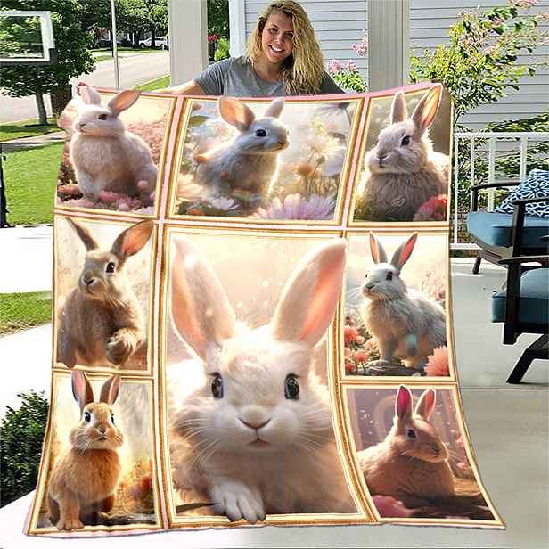 TEMU 1ks Cozy Fantasy Cute Blanket - Lehká Flanelová Pro Pohovku, Postel, Cestování, Kempování, Obývací Pokoj, Kancelář, Gauč, Židli A Postel -