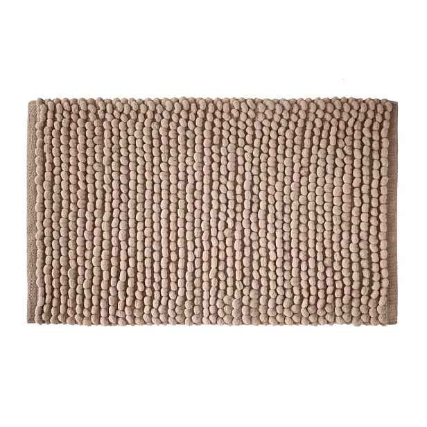 Hnědá koupelnová předložka 50x80 cm Aspen Bobble – Bianca