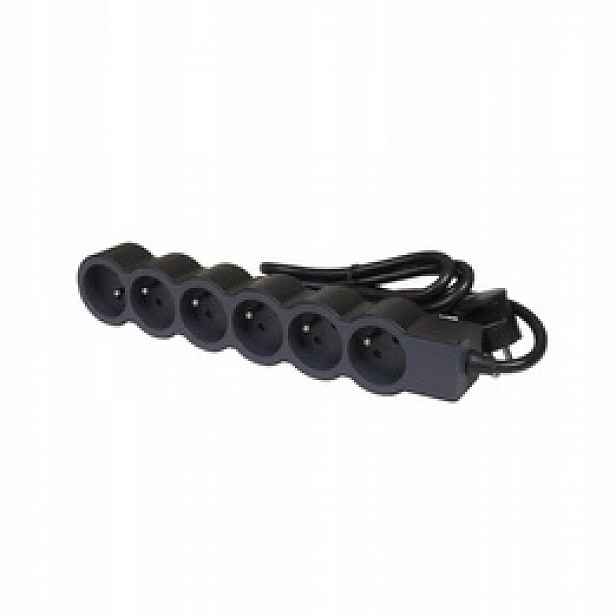 Prodlužovací Kabel 6X2P+Z 1.5M Legrand 049486 Černý