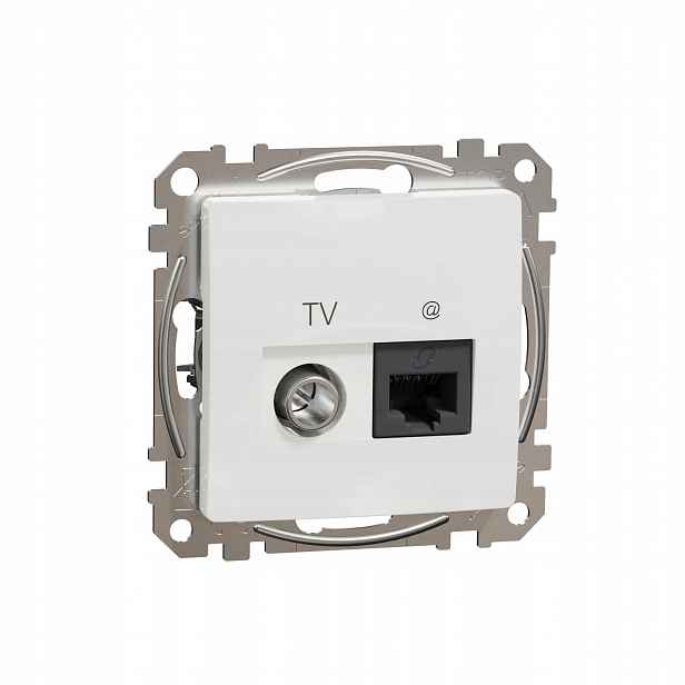 Zásuvka RJ45 bílá Sedna Design Schneider Electric