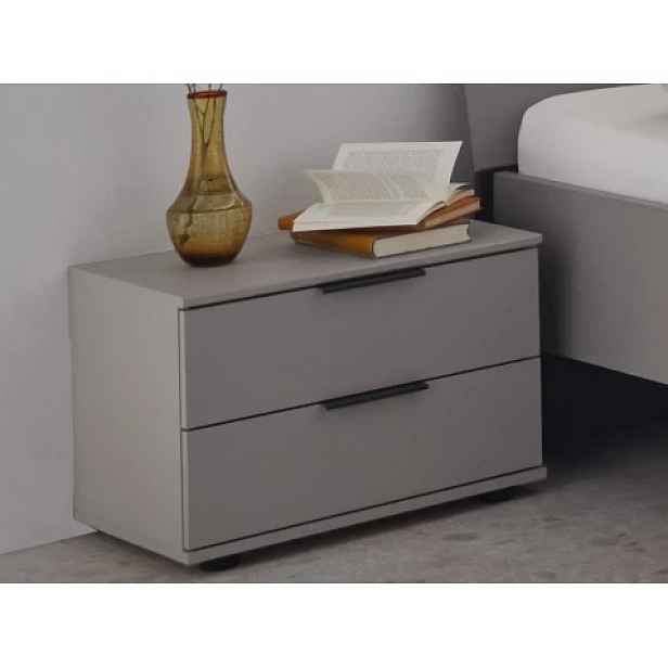 Set nočních stolků (2 ks) Tilburg, šedá sahara