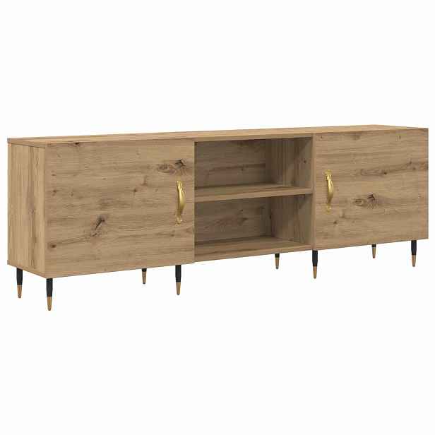 vidaXL Televizní skříň 150 x 30 x 50 cm dub artisan Kompozitní dřevo