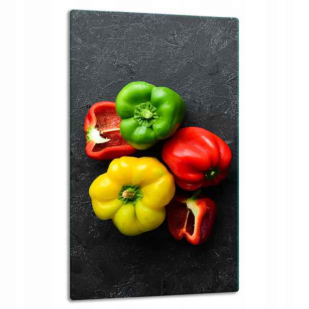 7v1 Skleněná Deska Panelová Deska 30x52 Paprika