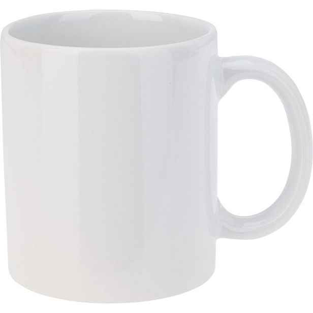 hrnek 310ml, bílý, kamenina