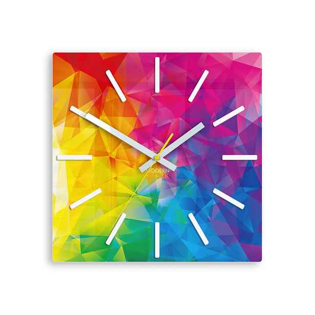ModernClock Nástěnné hodiny Amazing barevné