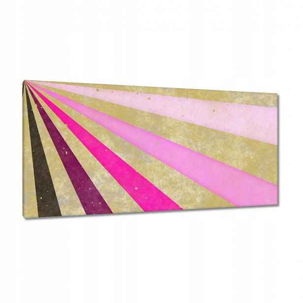 Obrazy 115x55 Fialové pruhy